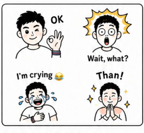 潮流男孩模板